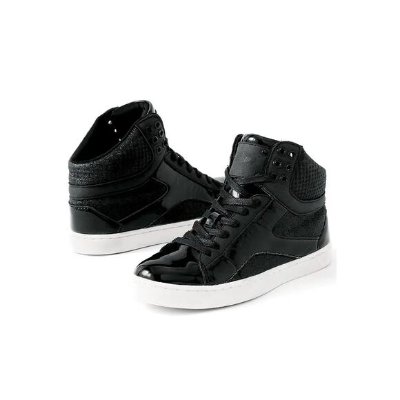 NEW in Box Pastry Pop Tart Sneakers PA15100 Black Glitter Size 6.5 SAME DAY SHIP - Picture 4 of 8